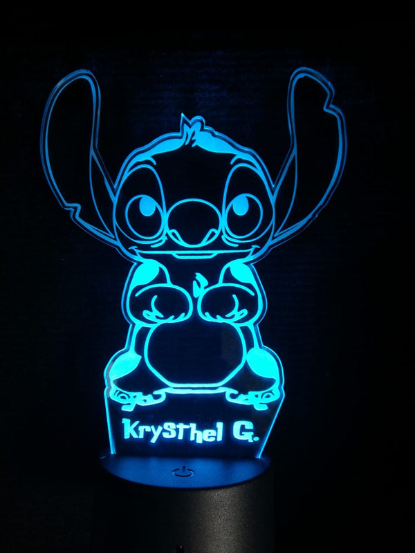 Lámpara personalizada Stitch