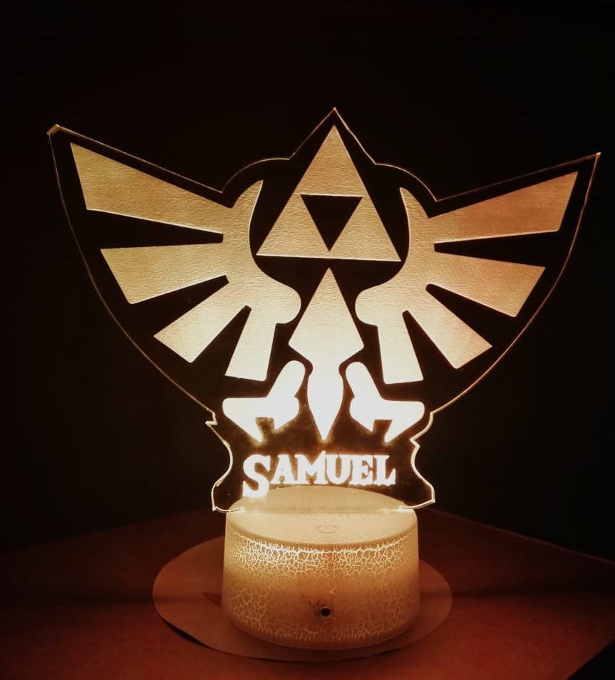 Lámpara personalizada - The Legend of Zelda