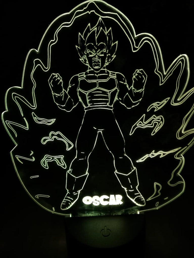 Lámpara personalizada - Vegeta