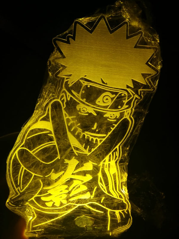 Lámpara personalizada de Naruto