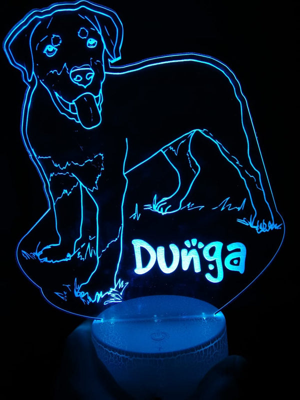 Lámpara personalizada - Perro