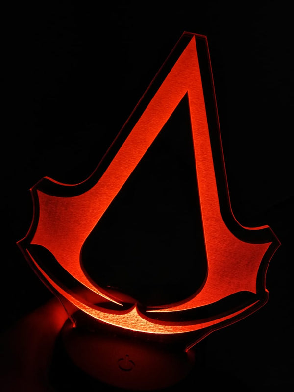 Lámpara personalizada - Logo Assassins Creed