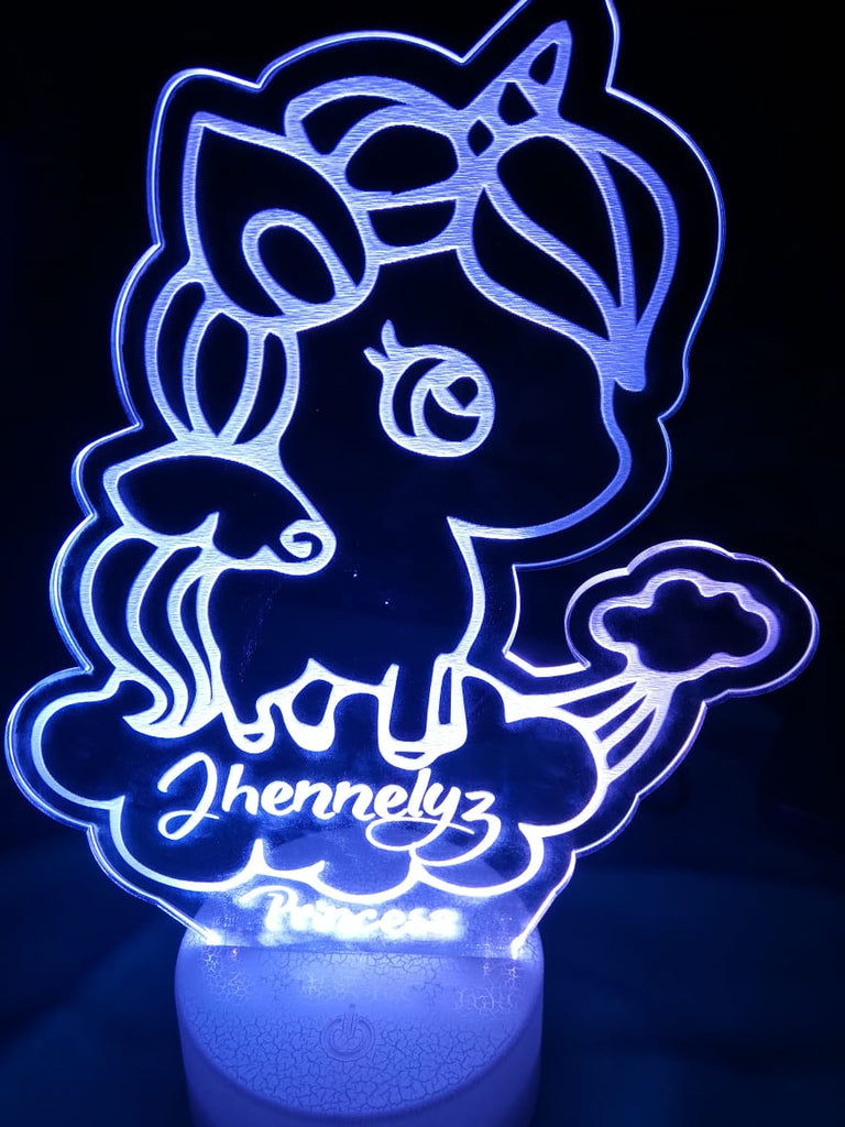 Lámpara Personalizada - Unicornio Pony – FlaZam