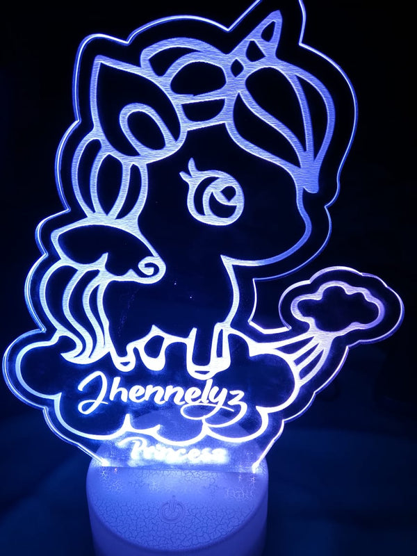 Lámpara Personalizada - Unicornio Pony