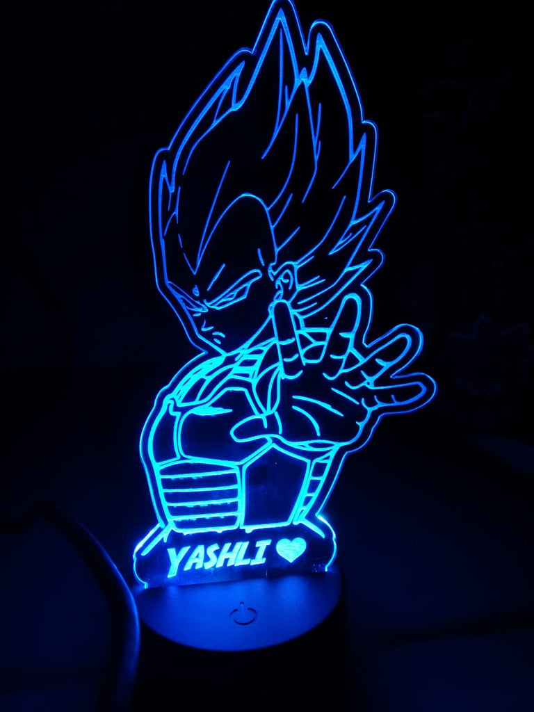 Lámpara personalizada Vegeta 2