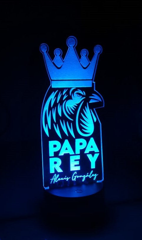 Lámpara Corporativa Papa Rey