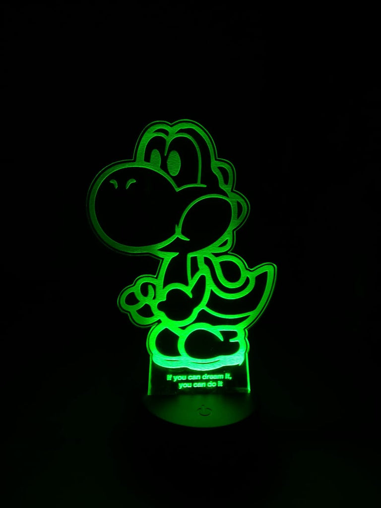 Lámpara Personalizada Yoshi (Mario)