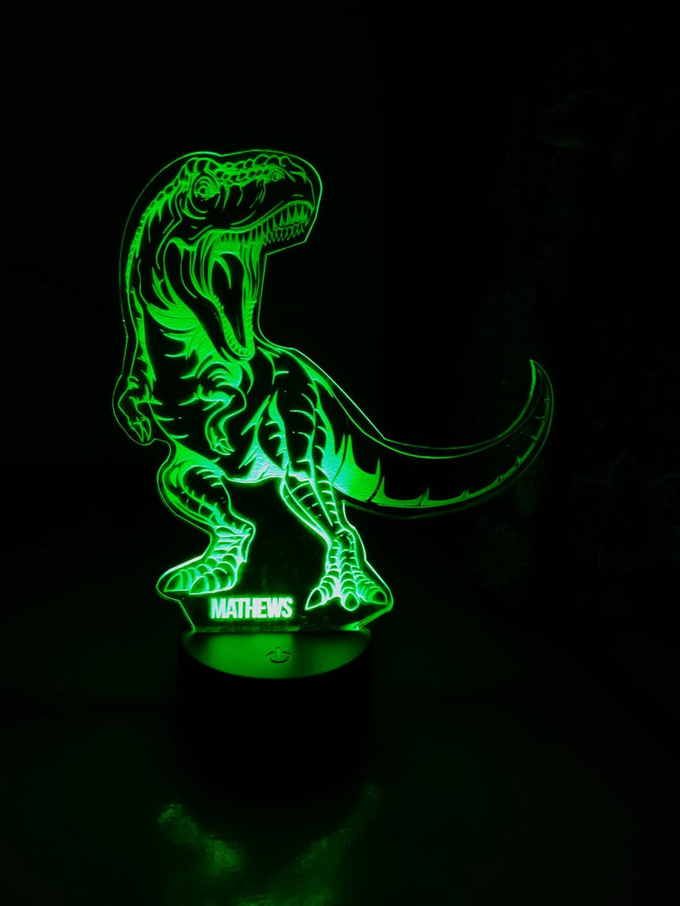 Lámpara Personalizada Dinosaurio