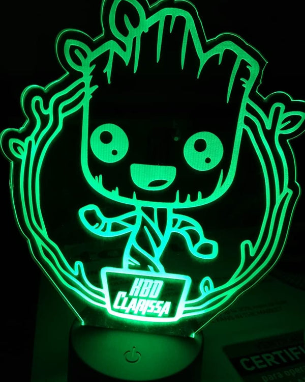 Lámpara personalizada - Groot 2