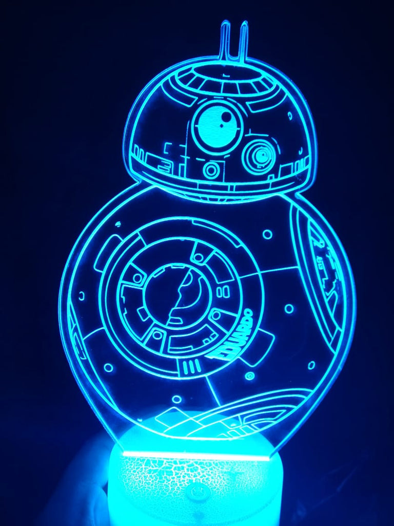 Lámpara personalizada - R2-D2 (Star Wars)