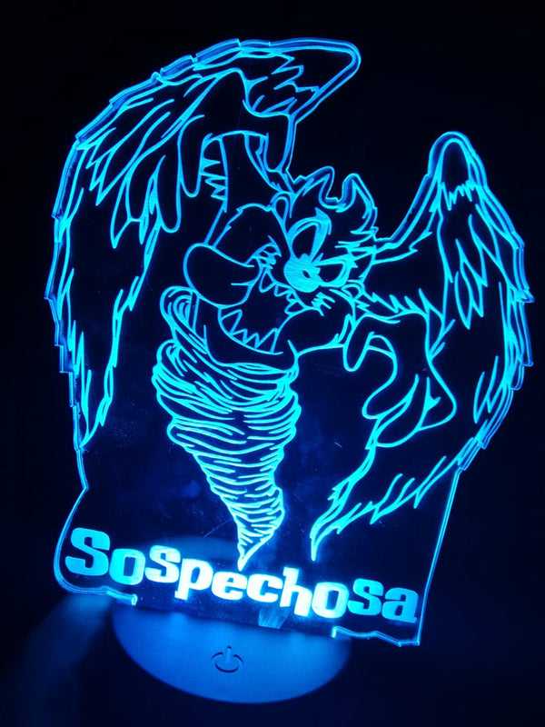 Lámpara personalizada Tazmania