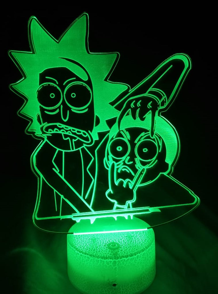 Lámpara personalizada - Rick and Morty