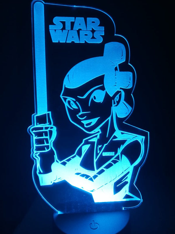 Lámpara personalizada - Rey (Star Wars)