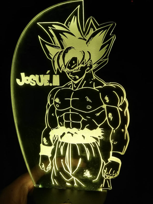 Lámpara personalizada Goku Dragon Ball 2
