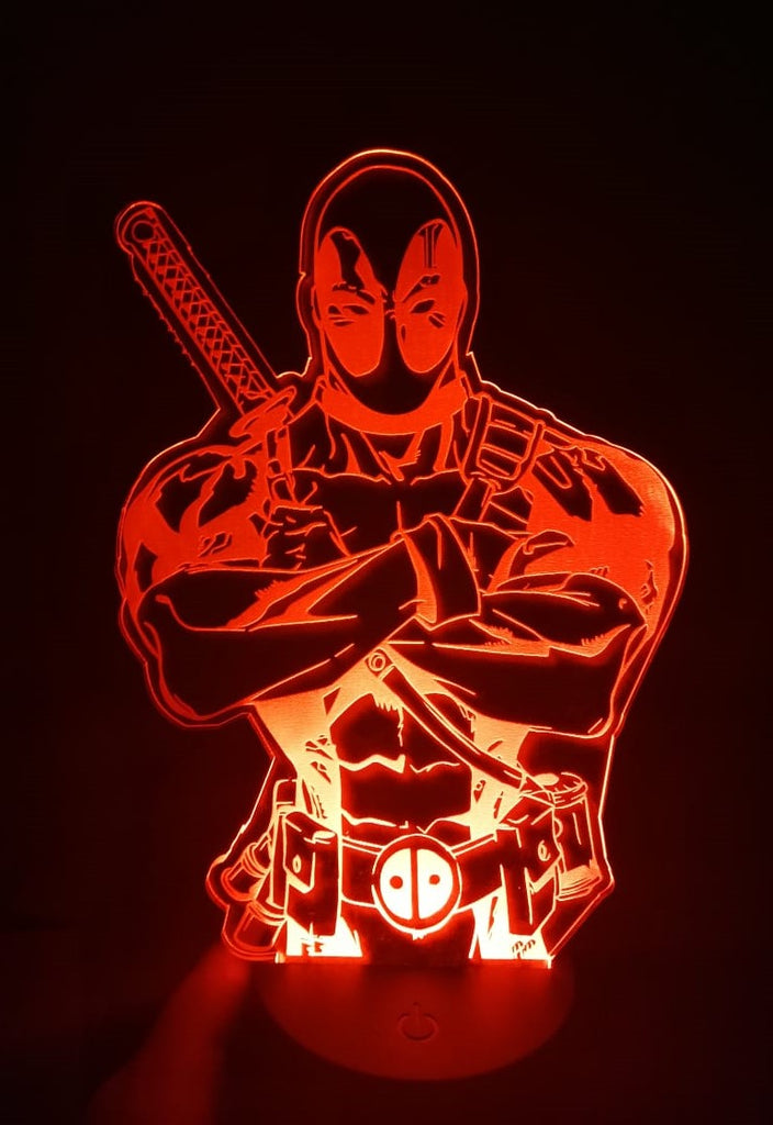 Lámpara personalizada Deadpool (Marvel)