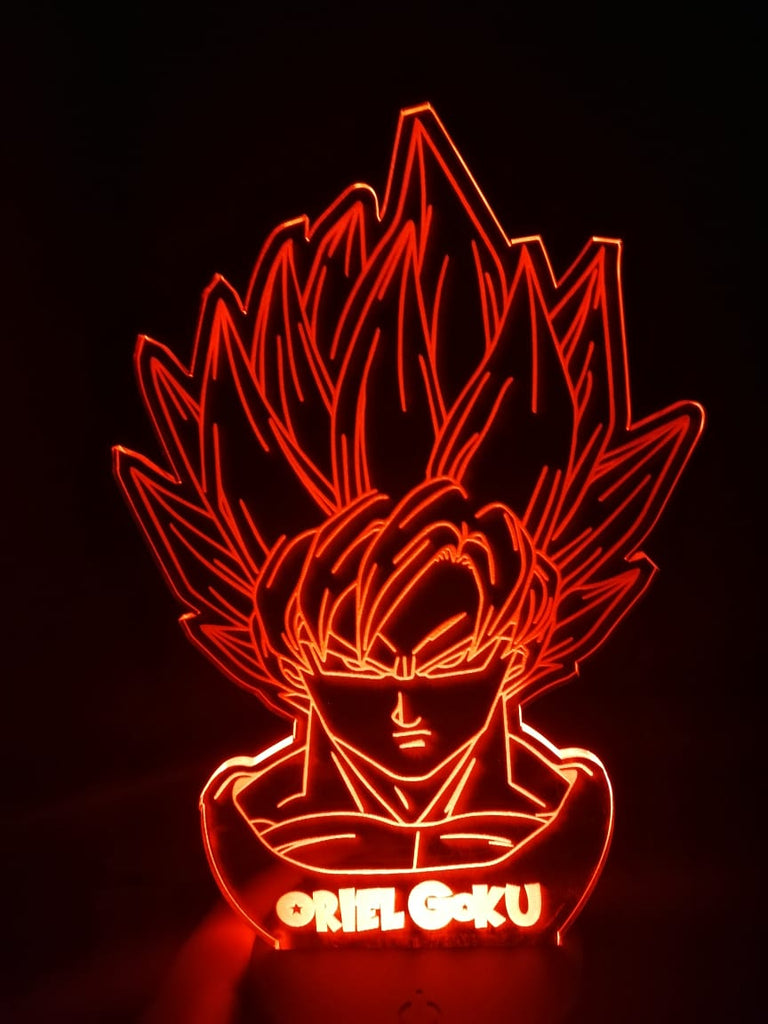 Lámpara personalizada Goku Dragon Ball