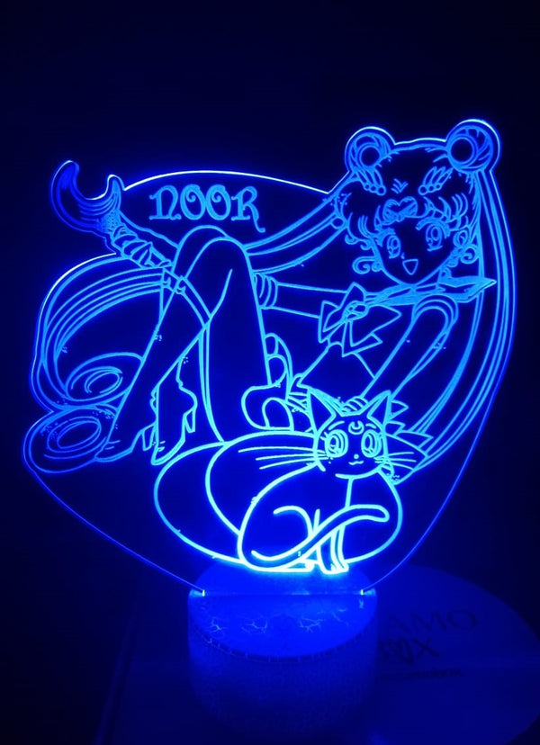Lámpara personalizada Sailor Moon