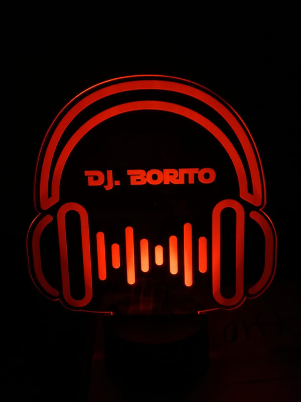 Lámpara personalizada DJ