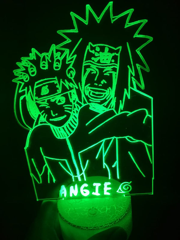 Lámpara personalizada Jiraiya Naruto