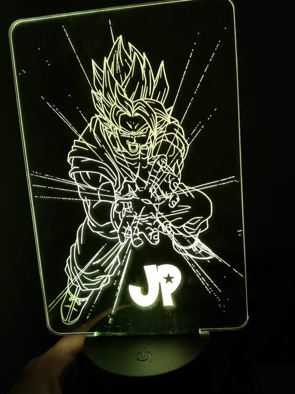 Lámpara personalizada Goku Kamehameha (Dragon Ball Z)