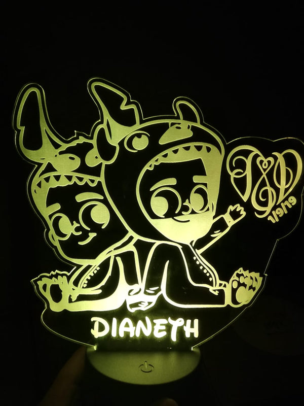 Lámpara personalizada Padre e Hija