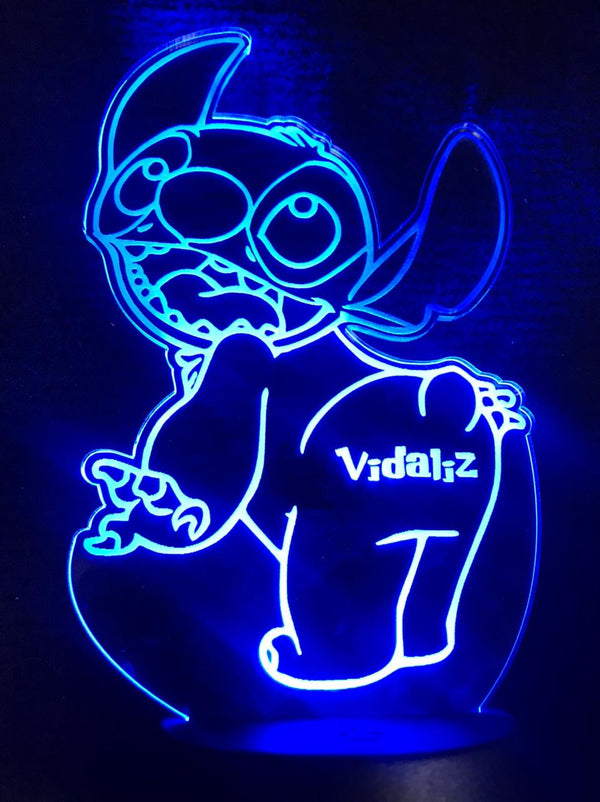 Lámpara personalizada Stitch 5