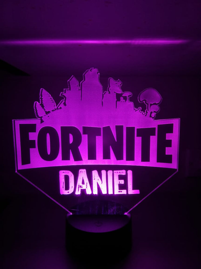 Lámpara personalizada Fornite