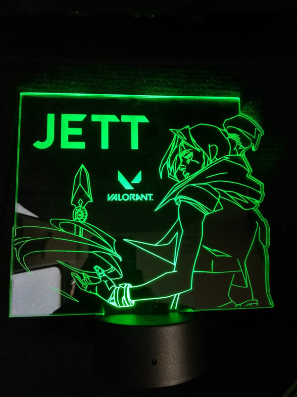 Lámpara personalizada Jett (Valorant)